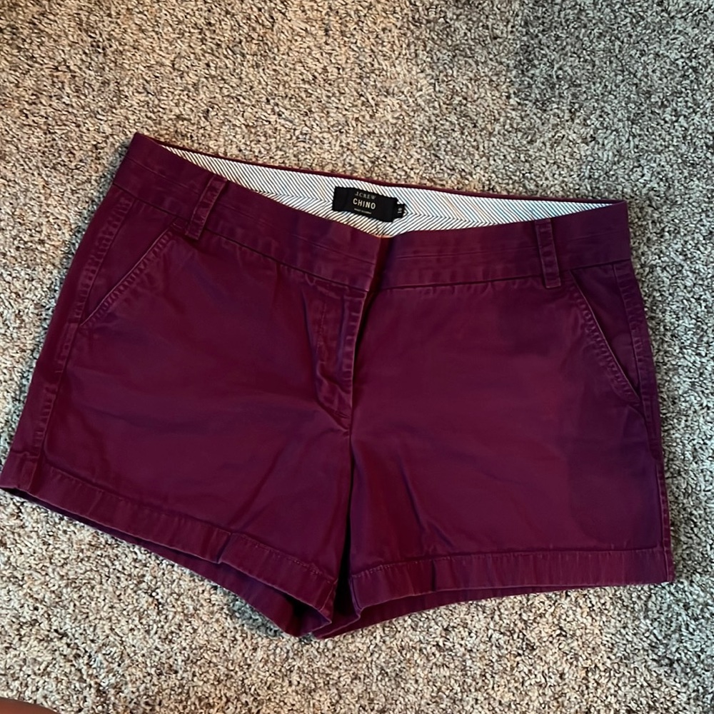 J Crew 4” Chino Shorts